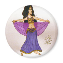Purple Passion Refrigerator Magnets
