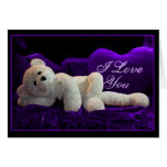 Purple Passion Valentine Greeting Cards