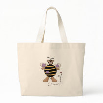 Purple Patches Bumble Bear Bag