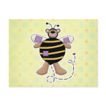 Purple Patches Bumble Bear Post Cards