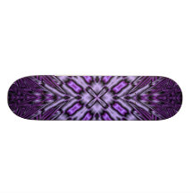 Purple Pattern Custom Skate Board