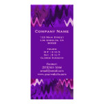 purple pattern full color rack card