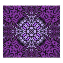 Purple Pattern Photographic Print