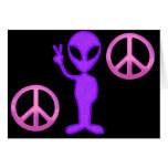 Purple Peace Alien cards