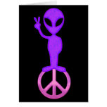 Purple Peace Alien cards