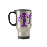 Purple Peace Alien mugs