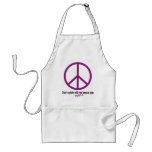 Purple Peace aprons