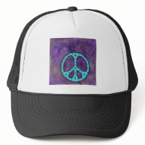 Purple Peace Trucker Hat
