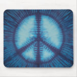 Purple Peace Sign Tie Dye Mouse Pad mousepads