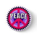 Purple Peace Symbol buttons