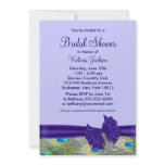 Purple Peacock Wedding Invitations