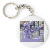 Purple Pedaller Keychains