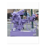 Purple Pedaller Postcard