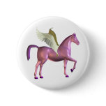 Purple Pegasus Button