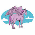 purple pegasus photo sculptures