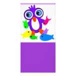 Purple Penguin Designed Book Mark photo cards