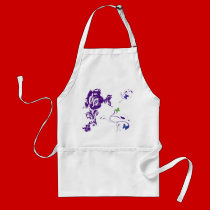 Purple Petals aprons