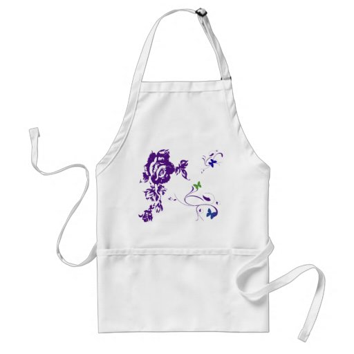 Purple Petals Aprons