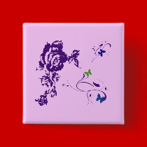 Purple Petals buttons