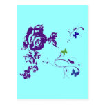Purple Petals Postcards