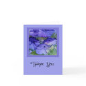 Purple Petunia Thank You Card