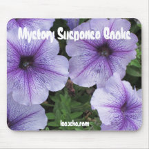 Purple Petunias Mousepad