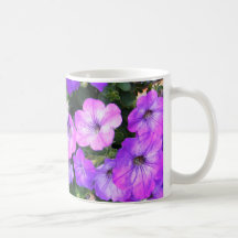 Purple Petunias Mug