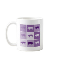 Purple Pigs Mug