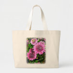 Purple / Pink Flower Tote Bags