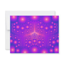 Purple & Pink Fractal Explosions: Custom Announcement