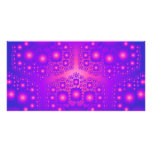 Purple & Pink Fractal Explosions: Photo Cards