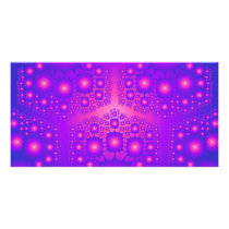 Purple & Pink Fractal Explosions: Photo Cards