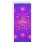 Purple & Pink Fractal Explosions: rack cards