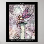 Purple Pink Gothic Fairy Poster by Molly Harrison posters