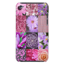 Purple / Pink Photo Collage Case-Mate iPod Touch Case