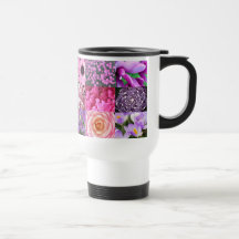 Purple Pink Photography Collage Coffee Mug