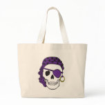 Purple Pirate Skull Bag