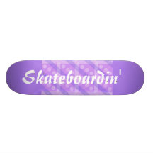Purple Plaid Skateboard