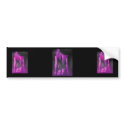 Purple Plaits and Panties bumper stickers