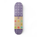 Purple Polka Dots Rupydetequila wood Deck Skate Bo skateboards by Rupydetequila Purple Polka Dots Rupydetequila wood Deck Skate Bo skateboards