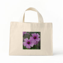 Purple Poppies Canvas Bag