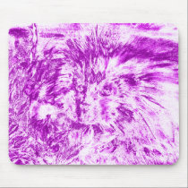 Purple Porcupine Mousepad