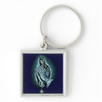 Purple Prayer Blessed Virgin Mary Keychains