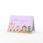 Purple Princess Thank You Card