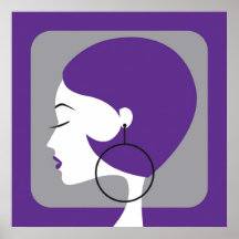 purple print