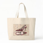 Purple Pumps on Terrazzo bags