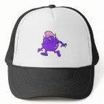 purple punk devil mohawk monster hats