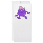 purple punk devil mohawk monster rack cards