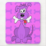 Purple Puppy Mousepad (Vertical)