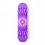 Purple Radial Pattern: Vector Drawing: Skateboard